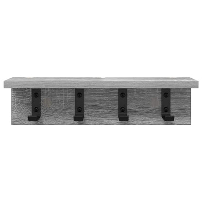 vidaXL Wandmontierter nachttisch Graues Sonoma 40 x 10,5 x 10,5 cm