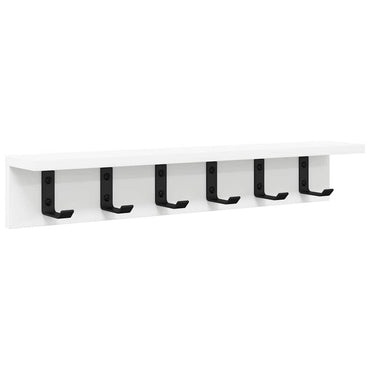 vidaXL Wandmontierter nachttisch Wandmontiert Weiß 60 x 10.5 x 10.5 cm