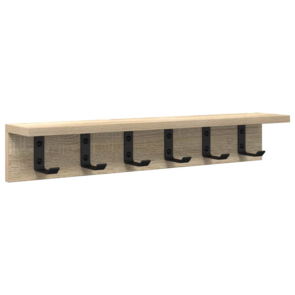 vidaXL Wandmontierter nachttisch Sonoma-Eiche 60 x 10.5 x 10.5 cm