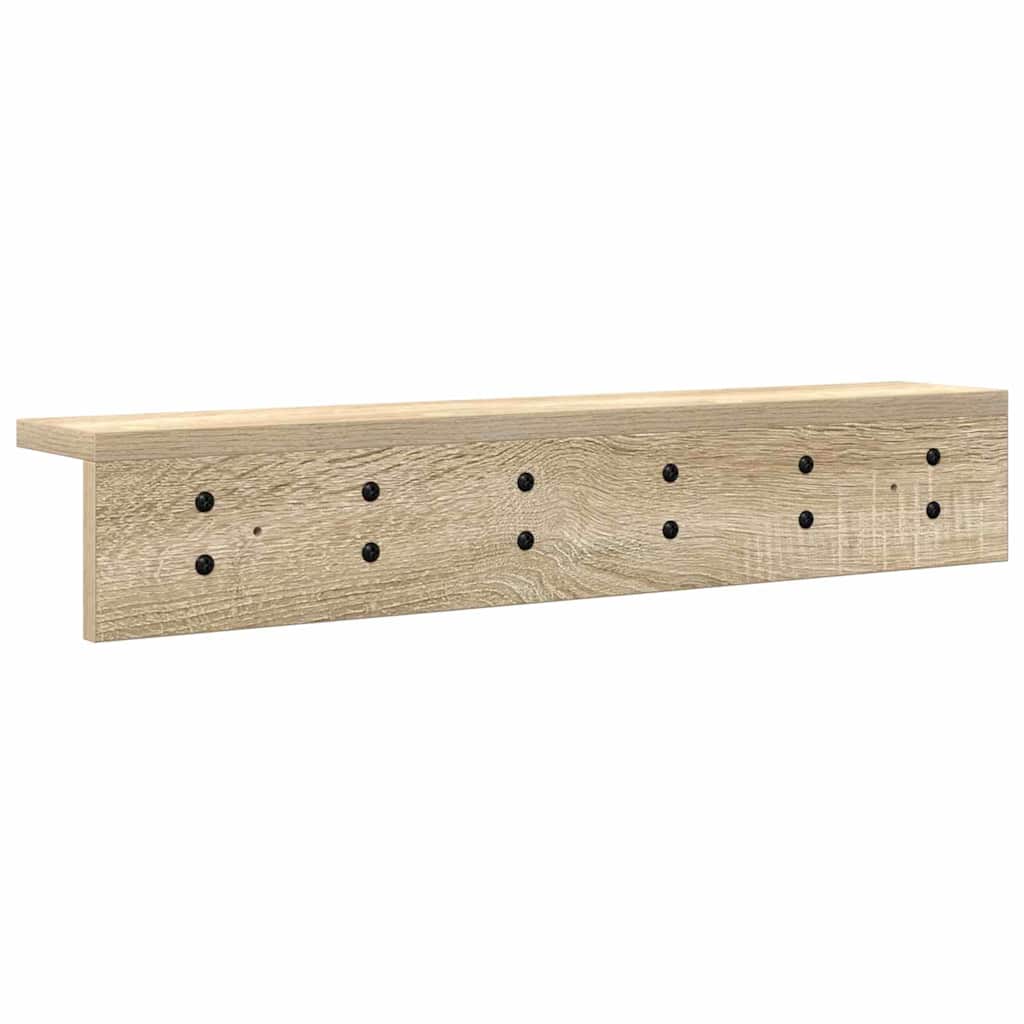 vidaXL Wandmontierter nachttisch Sonoma-Eiche 60 x 10.5 x 10.5 cm