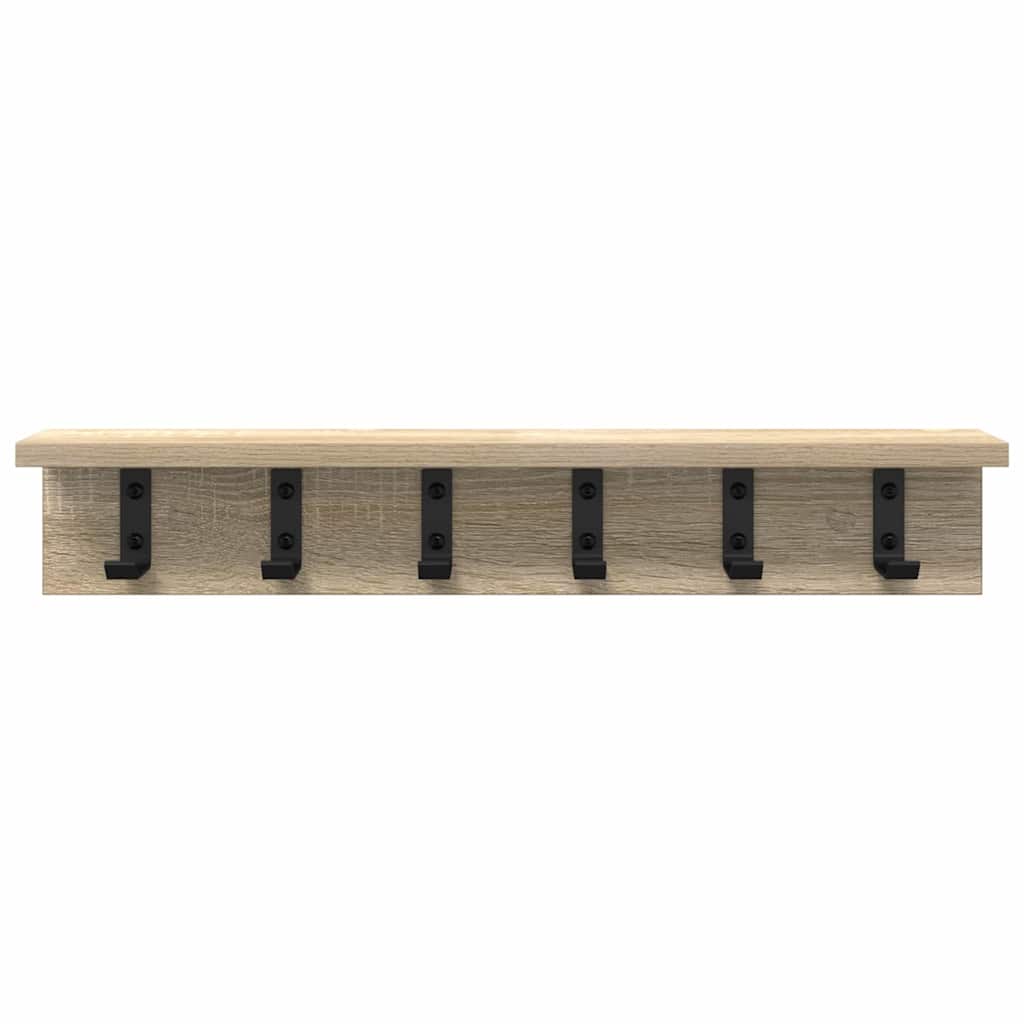 vidaXL Wandmontierter nachttisch Sonoma-Eiche 60 x 10.5 x 10.5 cm