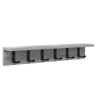 vidaXL Wandmontierter nachttisch Graues Sonoma 60 x 10.5 x 10.5 cm