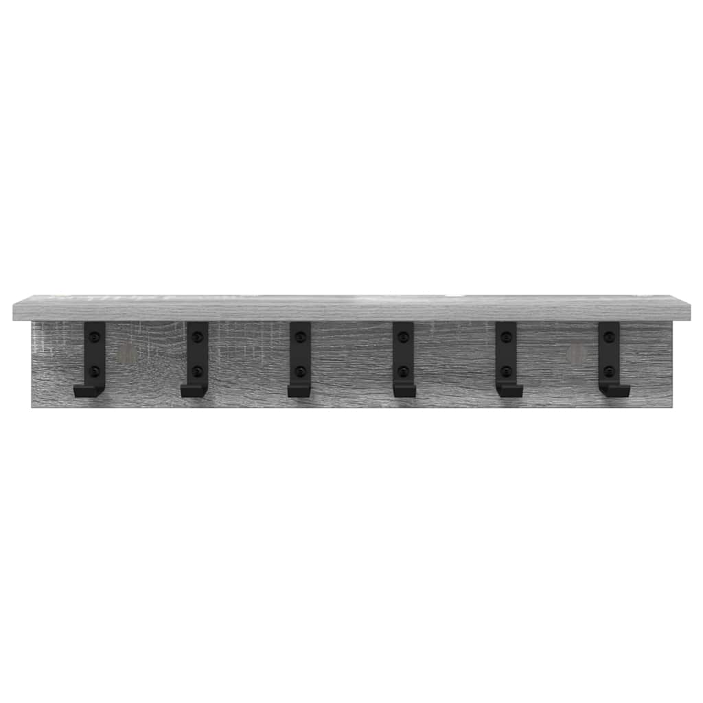 vidaXL Wandmontierter nachttisch Graues Sonoma 60 x 10.5 x 10.5 cm