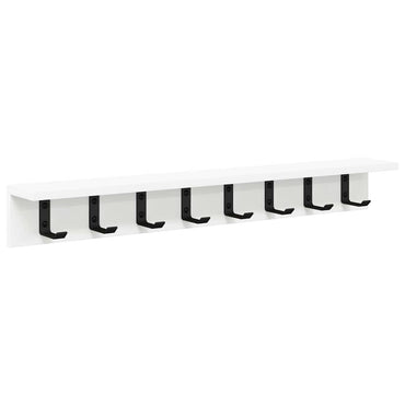 vidaXL Wandmontierter nachttisch Wandmontiert Weiß 80 x 10,5 x 10,5 cm