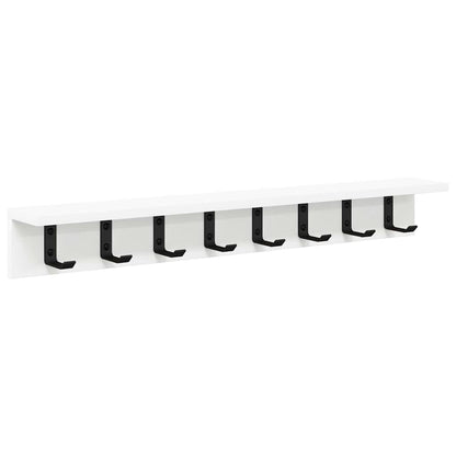 vidaXL Wandmontierter nachttisch Wandmontiert Weiß 80 x 10,5 x 10,5 cm