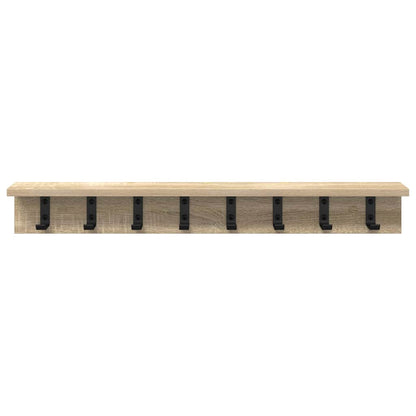 vidaXL Wandmontierter nachttisch Sonoma-Eiche 80 x 10,5 x 10,5 cm