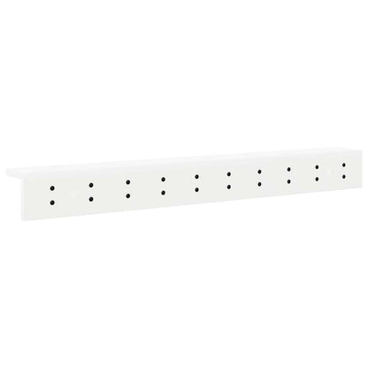 vidaXL Wandmontierter nachttisch Weiß 100 x 10,5 x 10,5 cm