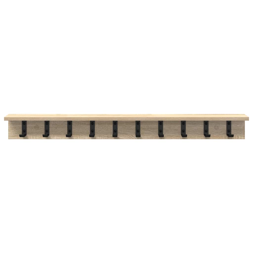 vidaXL Wandmontierter nachttisch Sonoma-Eiche 100 x 10,5 x 10,5 cm