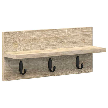 vidaXL Wandmontierter nachttisch Sonoma-Eiche 40 x 10,5 x 18 cm