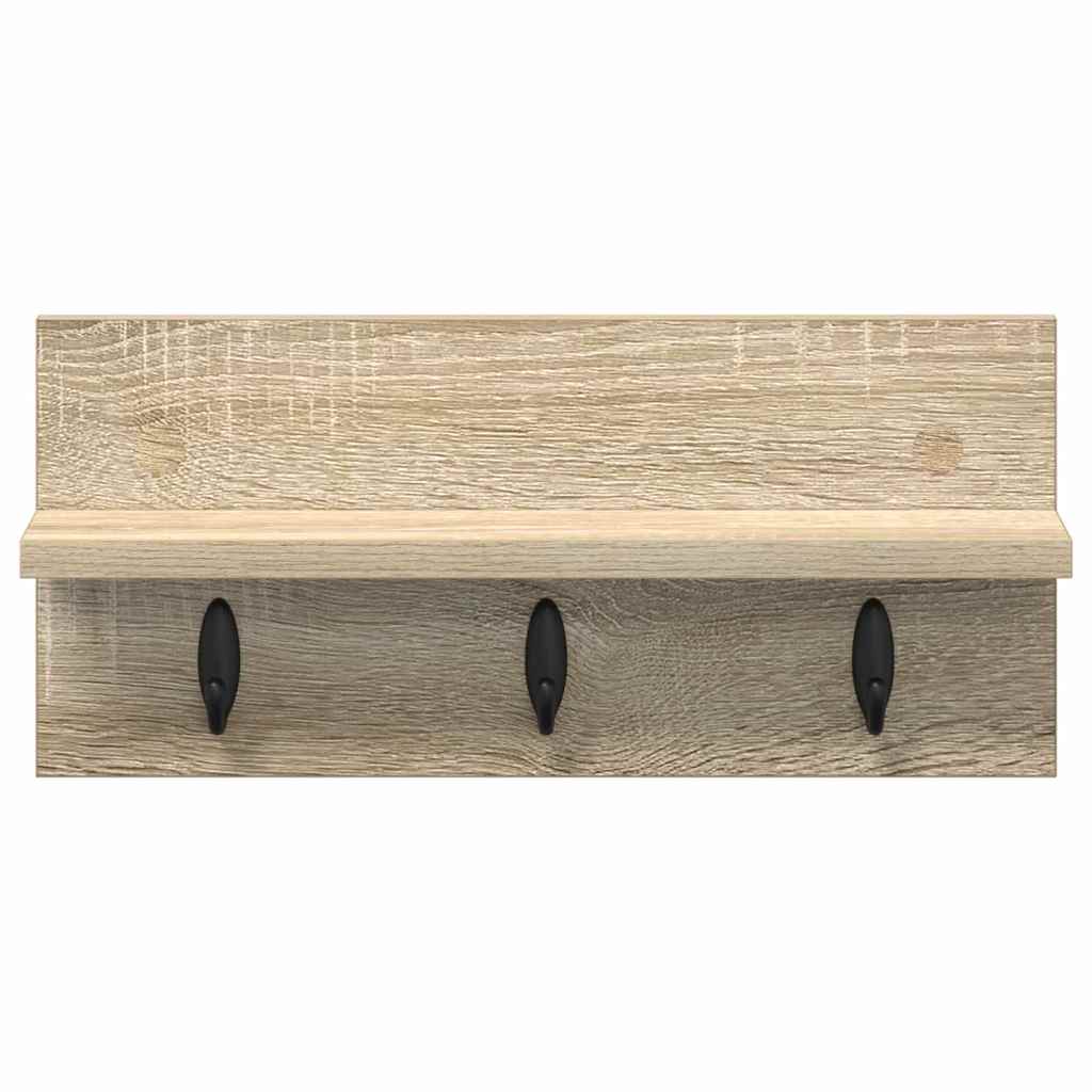 vidaXL Wandmontierter nachttisch Sonoma-Eiche 40 x 10,5 x 18 cm