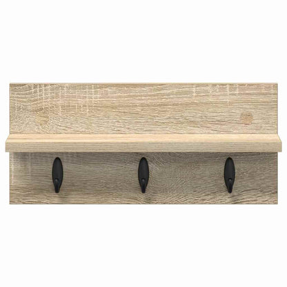 vidaXL Wandmontierter nachttisch Sonoma-Eiche 40 x 10,5 x 18 cm