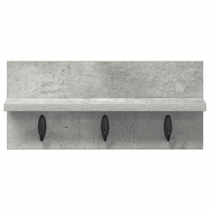 vidaXL Wandmontierter nachttisch Beton Grau 40 x 10,5 x 18 cm