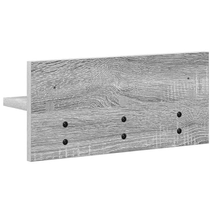 vidaXL Wandmontierter nachttisch Graues Sonoma 40 x 10,5 x 18 cm