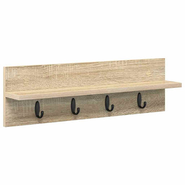 vidaXL Wandmontierter nachttisch Sonoma-Eiche 60 x 10,5 x 18 cm