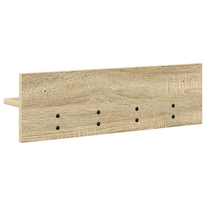 vidaXL Wandmontierter nachttisch Sonoma-Eiche 60 x 10,5 x 18 cm