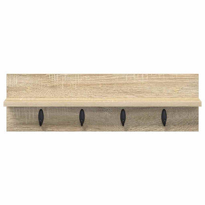 vidaXL Wandmontierter nachttisch Sonoma-Eiche 60 x 10,5 x 18 cm