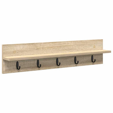 vidaXL Wandmontierter nachttisch Sonoma-Eiche 80 x 10,5 x 18 cm