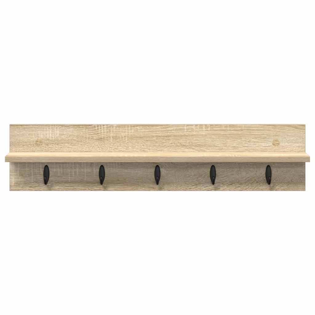 vidaXL Wandmontierter nachttisch Sonoma-Eiche 80 x 10,5 x 18 cm