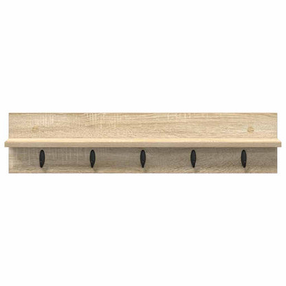vidaXL Wandmontierter nachttisch Sonoma-Eiche 80 x 10,5 x 18 cm