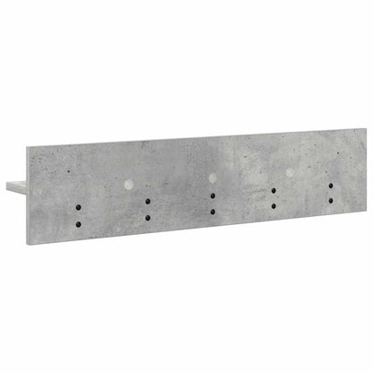 vidaXL Wandmontierter nachttisch Beton Grau 80 x 10,5 x 18 cm