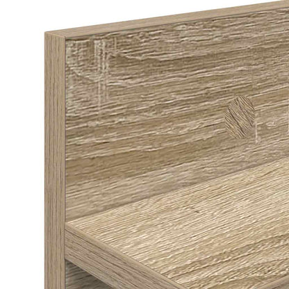 vidaXL Wandmontierter nachttisch Sonoma-Eiche 100 x 10,5 x 18 cm
