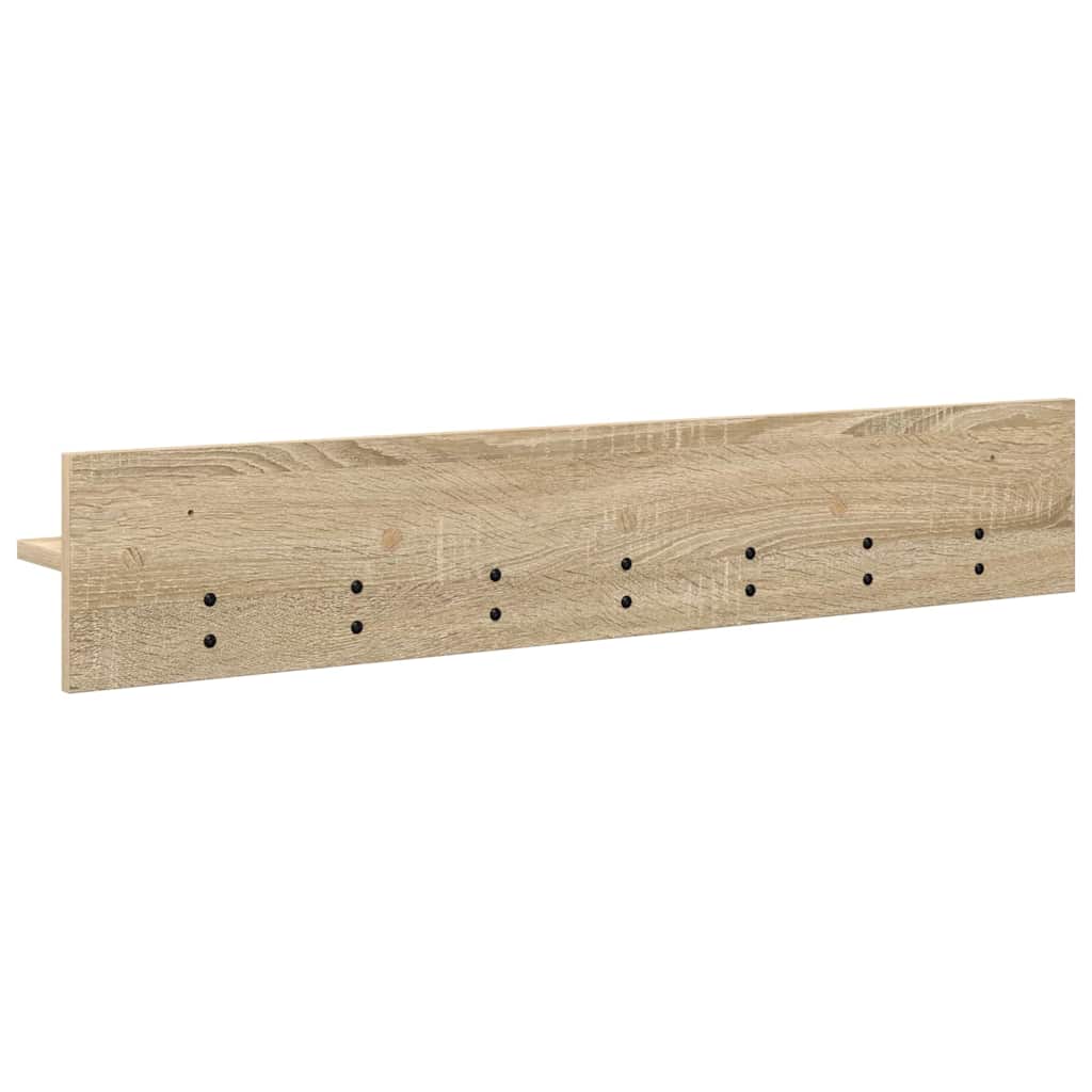 vidaXL Wandmontierter nachttisch Sonoma-Eiche 100 x 10,5 x 18 cm