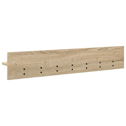vidaXL Wandmontierter nachttisch Sonoma-Eiche 100 x 10,5 x 18 cm