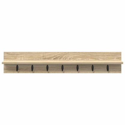 vidaXL Wandmontierter nachttisch Sonoma-Eiche 100 x 10,5 x 18 cm