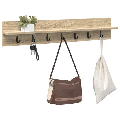 vidaXL Wandmontierter nachttisch Sonoma-Eiche 100 x 10,5 x 18 cm