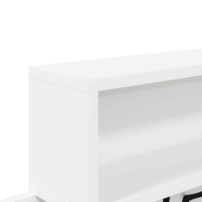 vidaXL Wandmontierter nachttisch Weiß 100 x 12 x 43,5 cm Holzwerkstoff