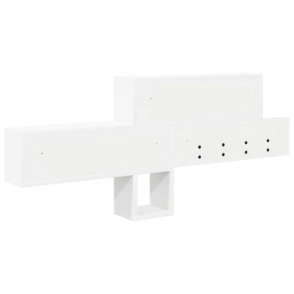 vidaXL Wandmontierter nachttisch Weiß 100 x 12 x 43,5 cm Holzwerkstoff