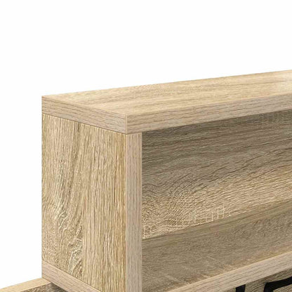 vidaXL Wandmontierter nachttisch Sonoma-Eiche 100 x 12 x 43,5 cm