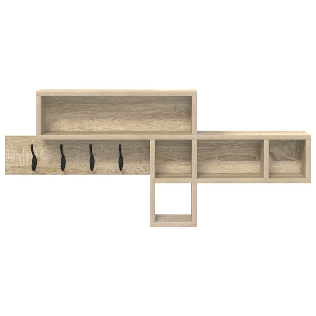 vidaXL Wandmontierter nachttisch Sonoma-Eiche 100 x 12 x 43,5 cm