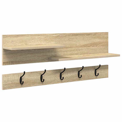 vidaXL Wandmontierter nachttisch Sonoma-Eiche 90 x 15 x 36 cm
