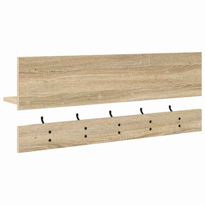 vidaXL Wandmontierter nachttisch Sonoma-Eiche 90 x 15 x 36 cm
