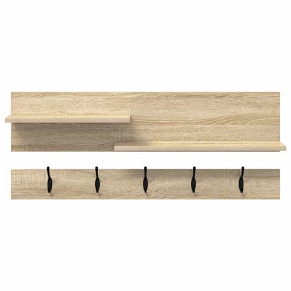 vidaXL Wandmontierter nachttisch Sonoma-Eiche 90 x 15 x 36 cm