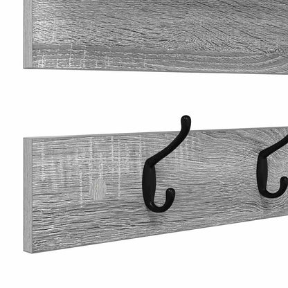 vidaXL Table de chevet murale Chêne Sonoma gris 90 x 15 x 36 cm