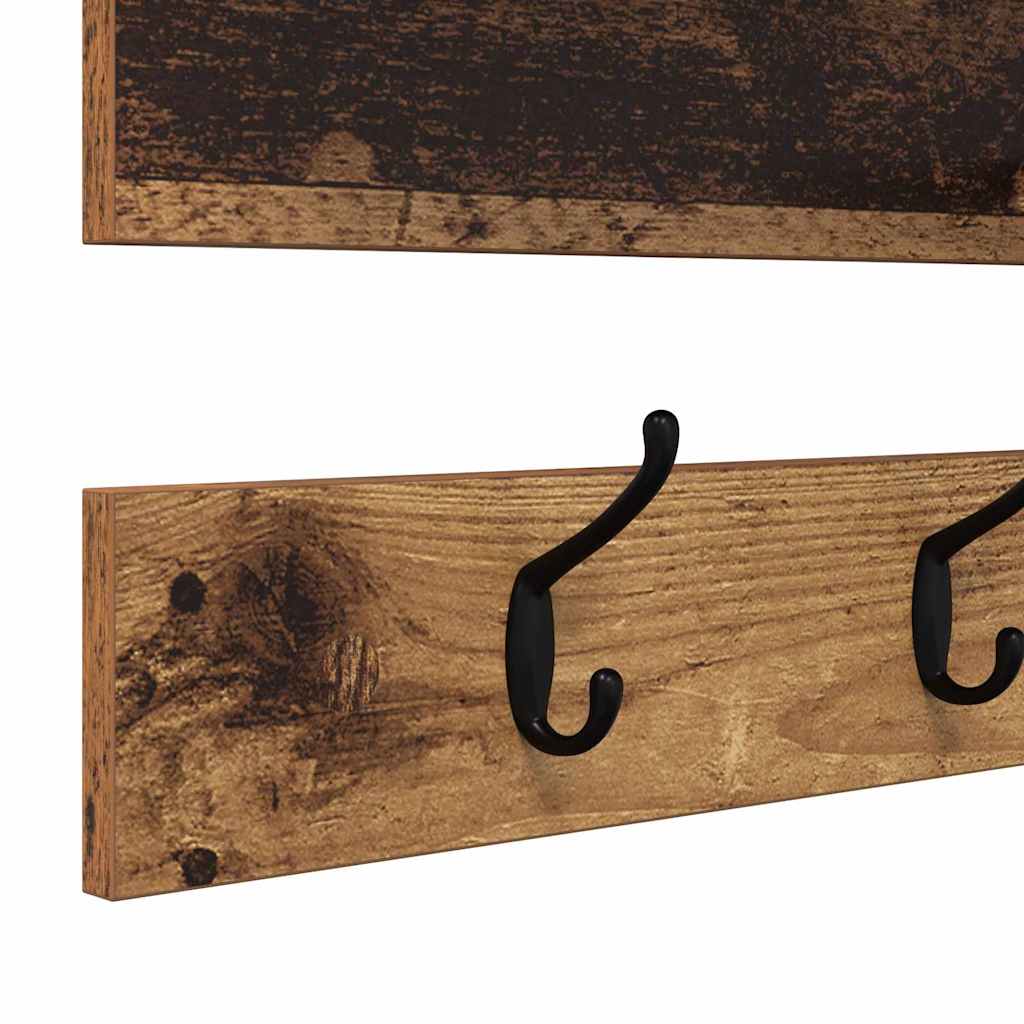 vidaXL Table de chevet murale en bois de récupération 90 x 15 x 36 cm Bois d'ingénierie