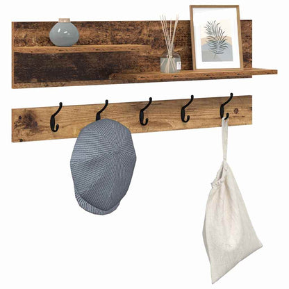 vidaXL Table de chevet murale en bois de récupération 90 x 15 x 36 cm Bois d'ingénierie