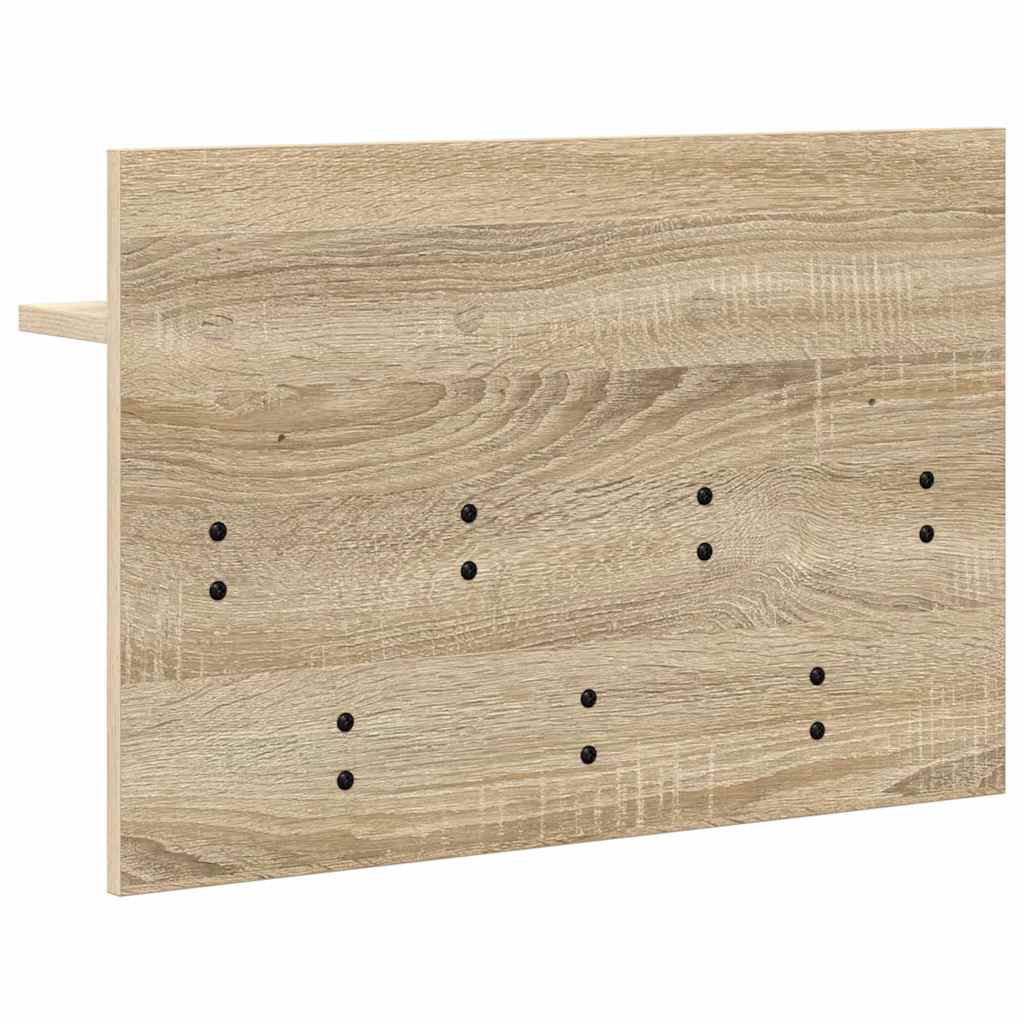 vidaXL Wandmontierter nachttisch Sonoma-Eiche 60 x 40 x 12 cm