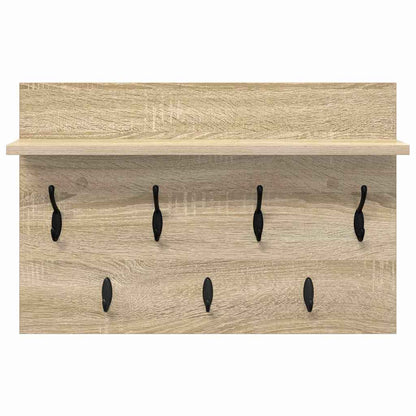 vidaXL Wandmontierter nachttisch Sonoma-Eiche 60 x 40 x 12 cm