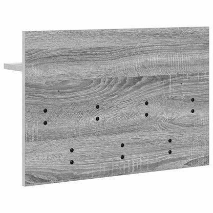 vidaXL Wandmontierter nachttisch Graues Sonoma 60 x 40 x 12 cm