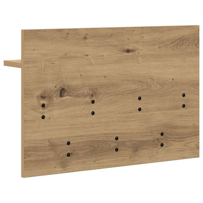 vidaXL Wandmontierter nachttisch Artisan-Eiche 60 x 40 x 12 cm