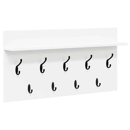 vidaXL Wandmontierter nachttisch Weiß 80 x 40 x 12 cm Holzwerkstoff