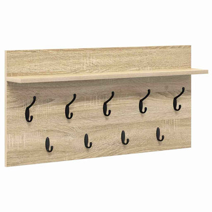 vidaXL Wandmontierter nachttisch Sonoma-Eiche 80 x 40 x 12 cm