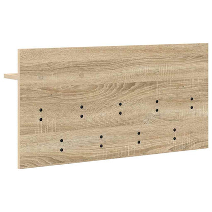 vidaXL Wandmontierter nachttisch Sonoma-Eiche 80 x 40 x 12 cm