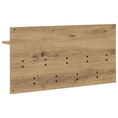 vidaXL Wandmontierter nachttisch Artisan-Eiche 80 x 40 x 12 cm