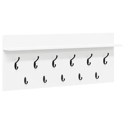 vidaXL Wandmontierter nachttisch Weiß 100 x 40 x 12 cm Holzwerkstoff