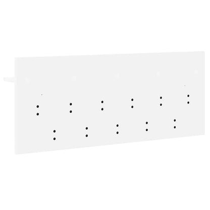 vidaXL Wandmontierter nachttisch Weiß 100 x 40 x 12 cm Holzwerkstoff