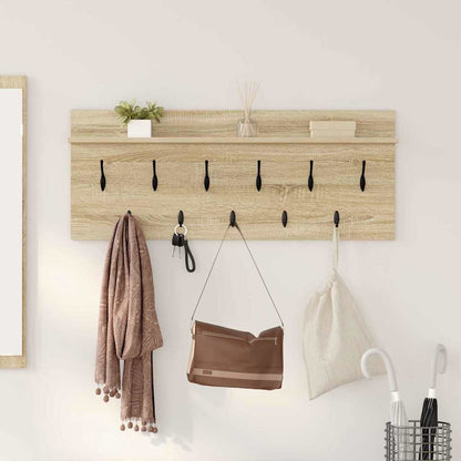 vidaXL Table de chevet murale chêne sonoma 100 x 40 x 12 cm